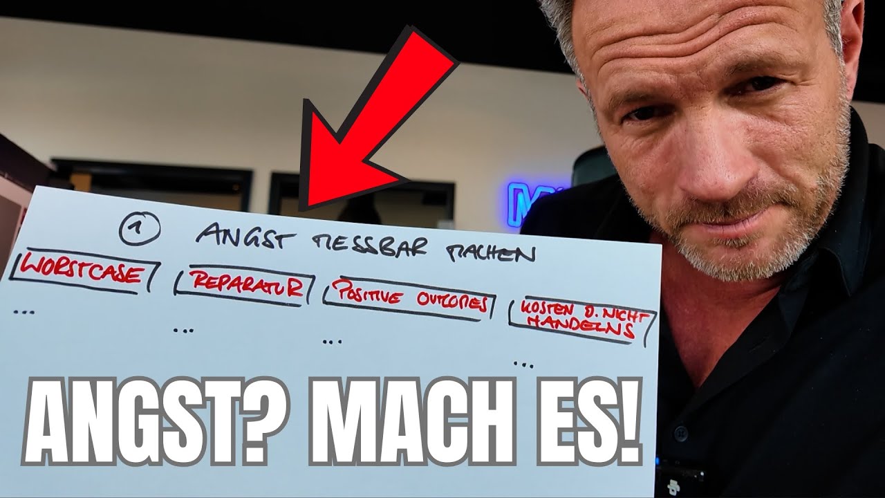 Angst? 3 radikale Tricks, damit du sofort loslegst!