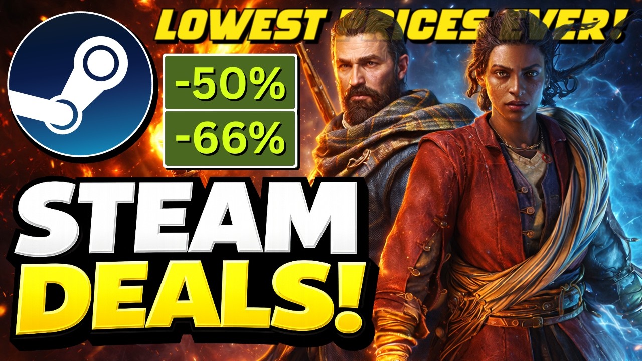 These 5 Games Just Hit NEW LOW PRICES on Steam! Huge Sale Live Now!