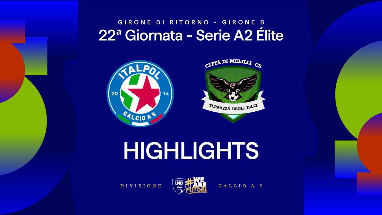 Italpol-Città di Melilli 4-0 | Gol e HL | 22ª giornata | Serie A2 Élite 25/26 - B