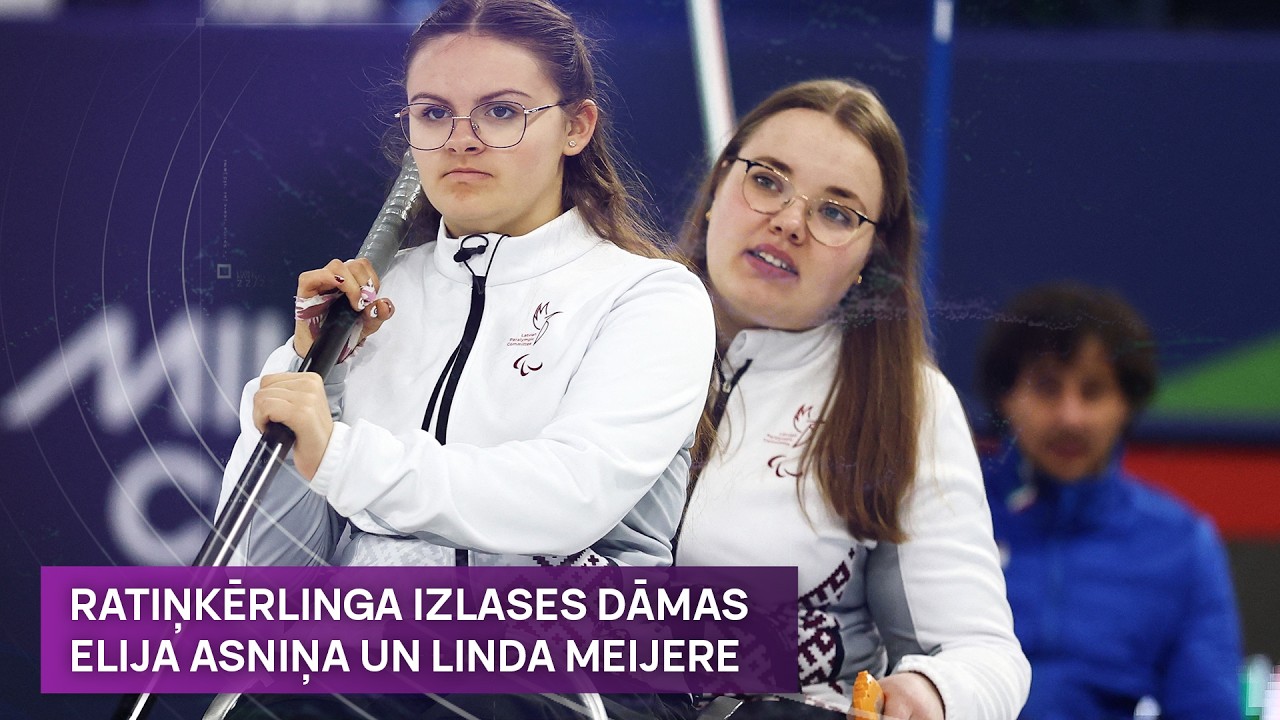 Ratiņkērlinga izlases dāmas Elija Asniņa un Linda Meijere | Sporta Studija
