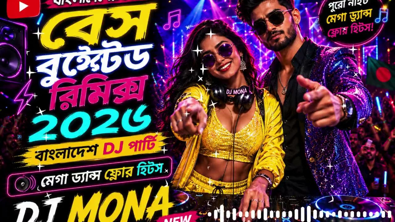 Bangla Bass Boosted Remix 2026 🎵 Bangladesh DJ Party | Mega Dance Floor Hits | DJ MONA NEW