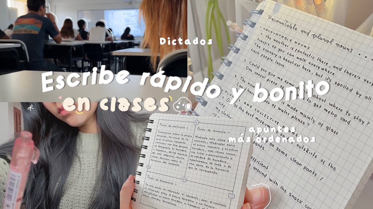 Cómo tener una letra estética y ordenada en clases 🖇️🧸| Mejora tu letra con tips rápidos
