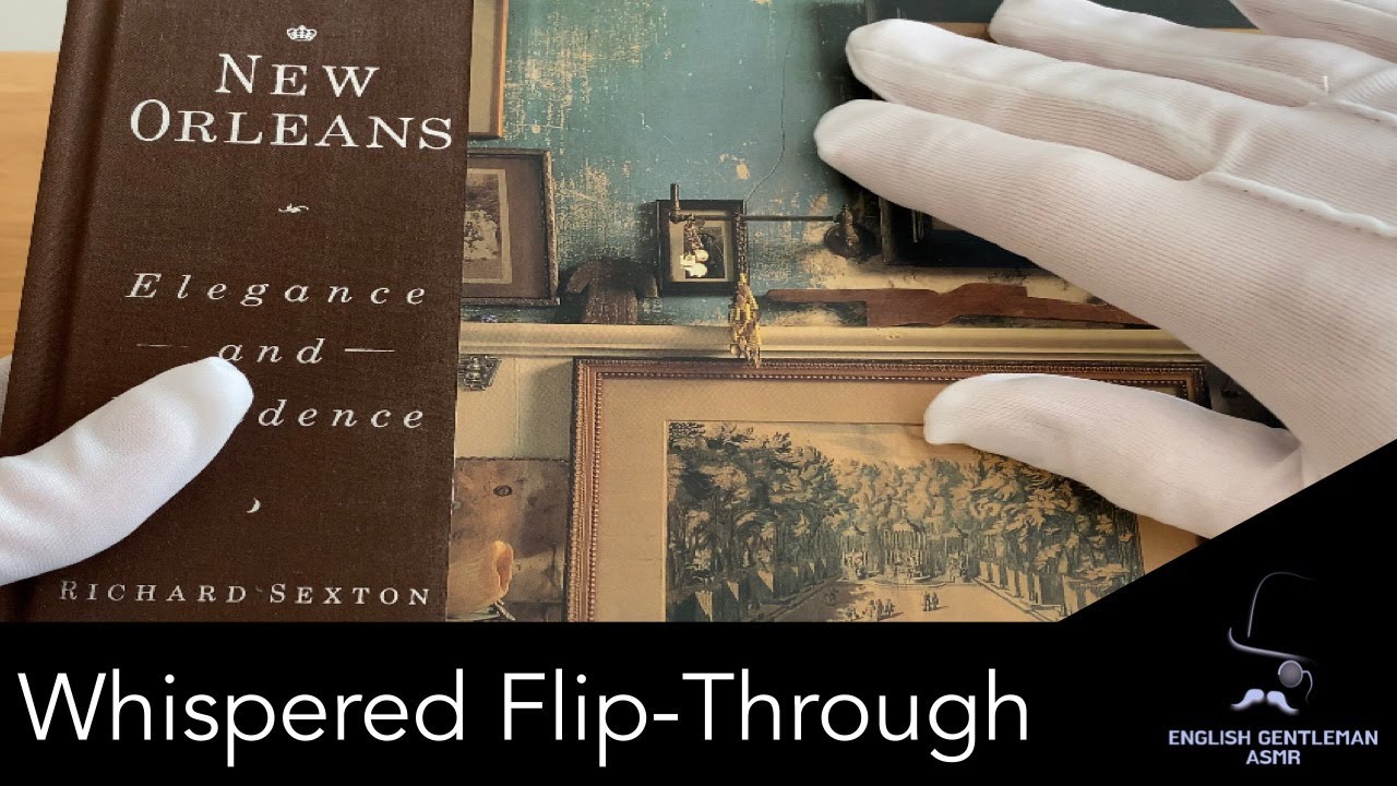 ASMR | Discovering the Allure of New Orleans - Whispered Flip Through | Page Sounds, and More!