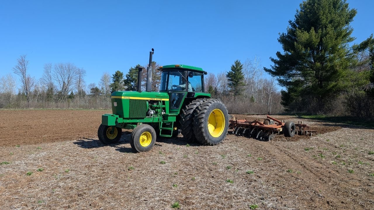 Planting is a COUPLE steps closer! OATS seed, hauling manure and Disking.