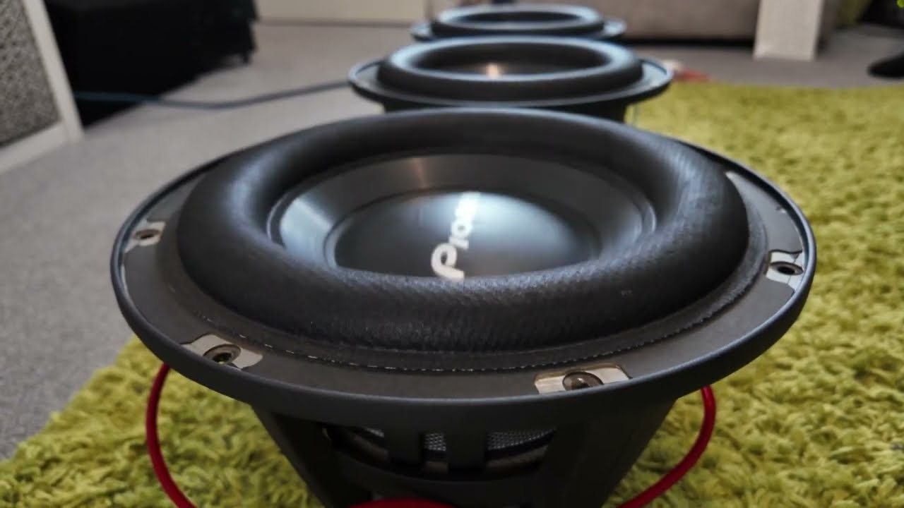 x3 Pioneer free-air excursion TS-W121SPL
