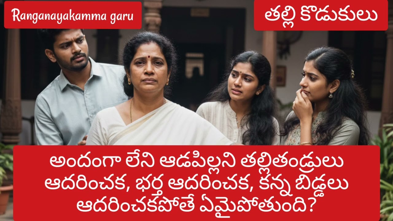 రంగనాయకమ్మ గారి రచన తల్లి కొడుకులు | audio story. 