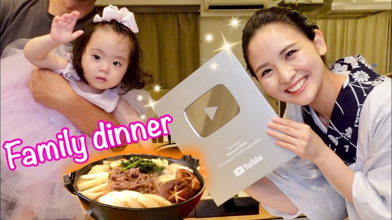 SUKIYAKI/SILVER PLAY BUTTON/Family dinner