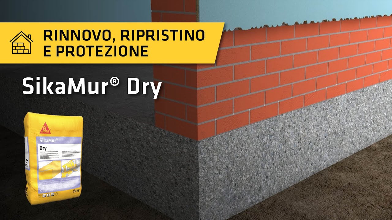 SikaMur® Dry - Lascia respirare i muri, stop alle muffe!