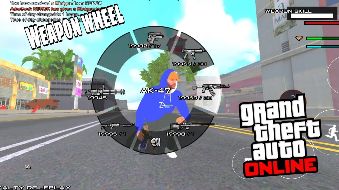 Weapon Wheel (like FiveM) Mod - Gta Samp Android