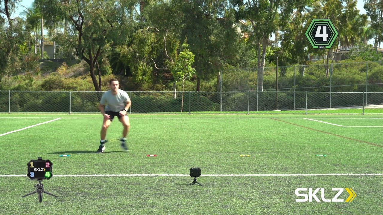 SKLZ Performance Drills | Reactive Lateral Shuffle | Lateral Resistor Pro + Reactive Agility Targets
