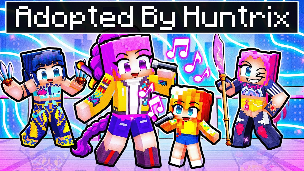 Adopted By KPOP DEMON HUNTERS in MINECRAFT!