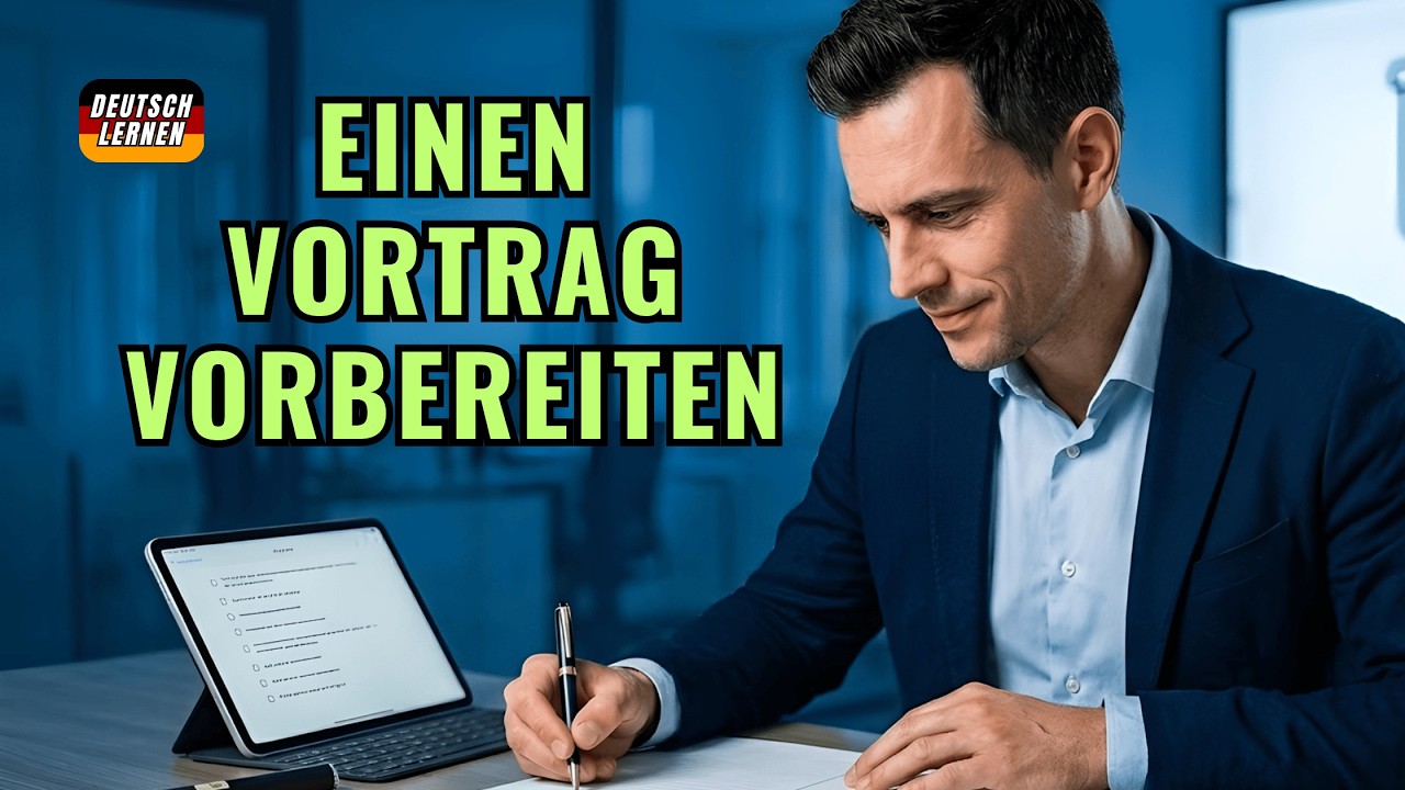 Deutsch für den Job | Eine Rede vorbereiten: Inhalte strukturieren & souverän proben (Teil 2/3)