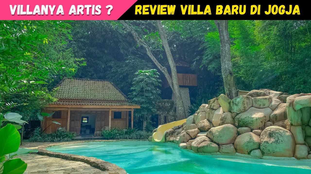 NUANSANYA PEDESAAN BANGET - KOLAM RENANGNYA CAKEP | PRIVATE VILLA Arimbi Resort#Villa Bagus di Jogja