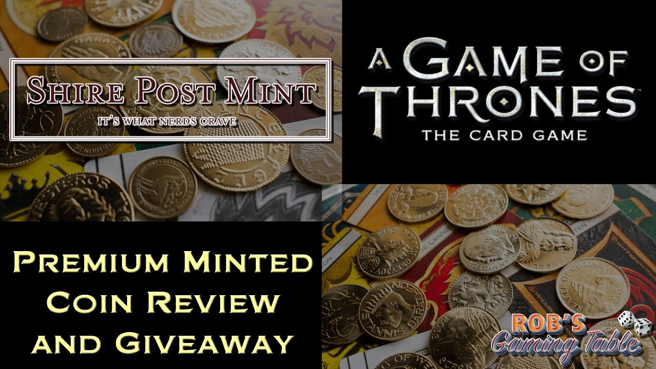 Game of Thrones Shire Post Mint Gaming Coins Review and Giveaway