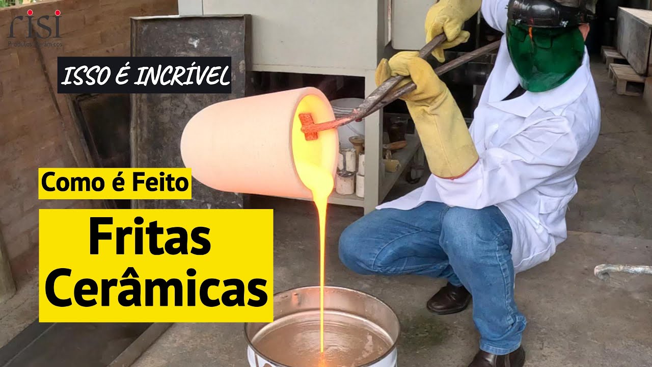 Aqui nós produzimos as Fritas cerâmicas para uso no Cobre.