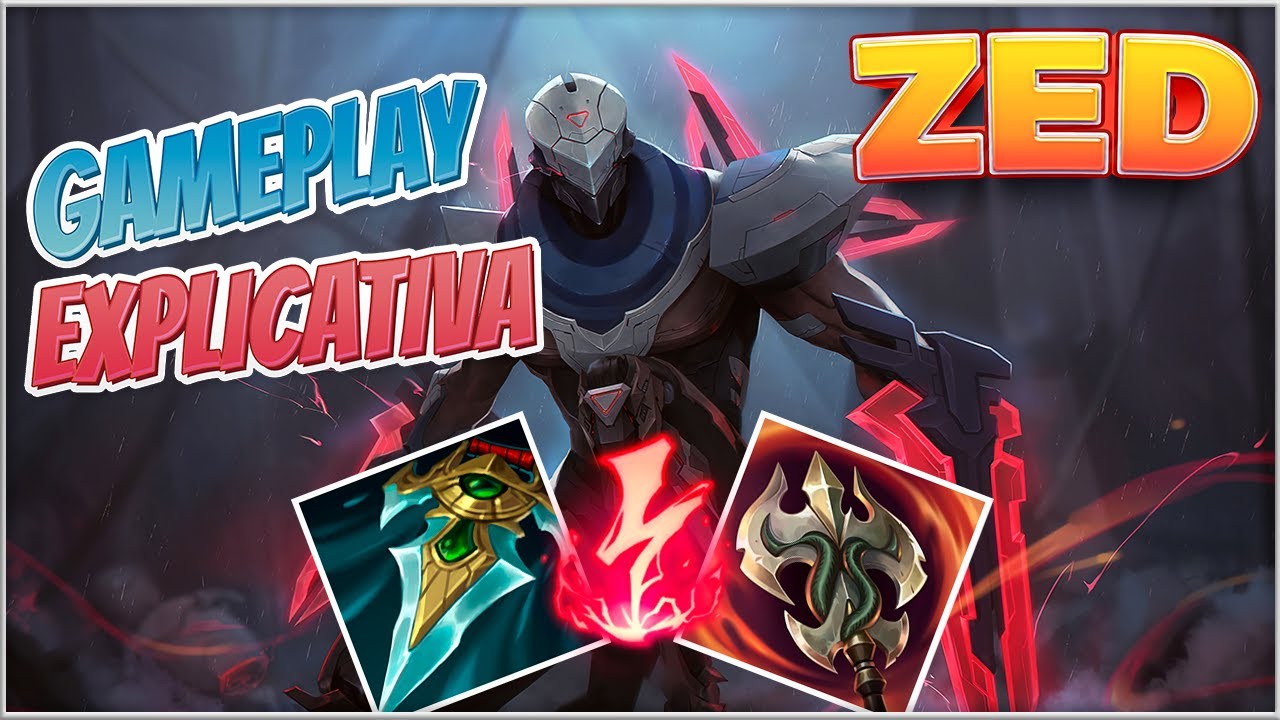 AULA DE COMO JOGAR COM ZED!   APRENDA SUBIR DE ELO  20 KILLS  COMO EU FIZ ISSO ? LEAGUE OF LEGENDS