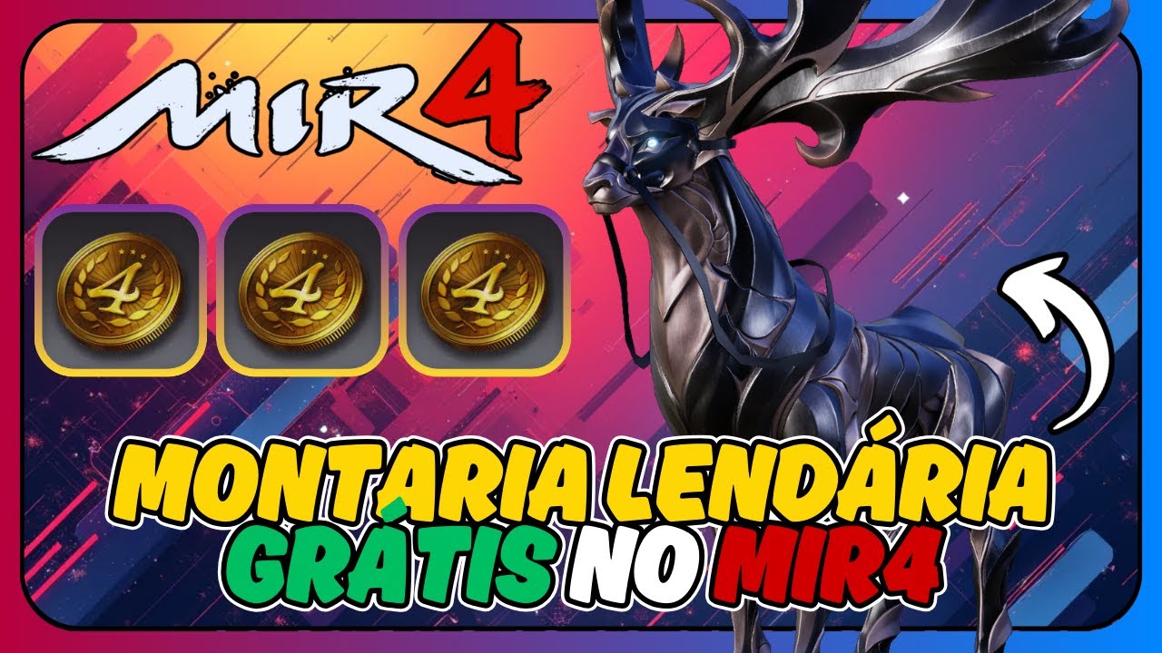 RESGATE AGORA🙀DE FORMA TOTALMENTE GRATUITA✅SUA MONTARIA LENDÁRIA NO MIR 4🔥