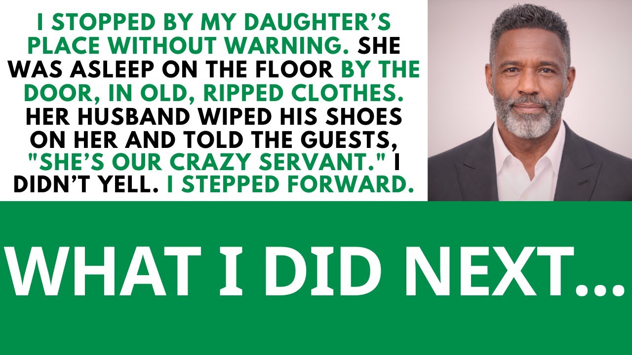 My Son-In-Law Wiped His Shoes On My Daughter And Said She Was Just A Crazy Servant…