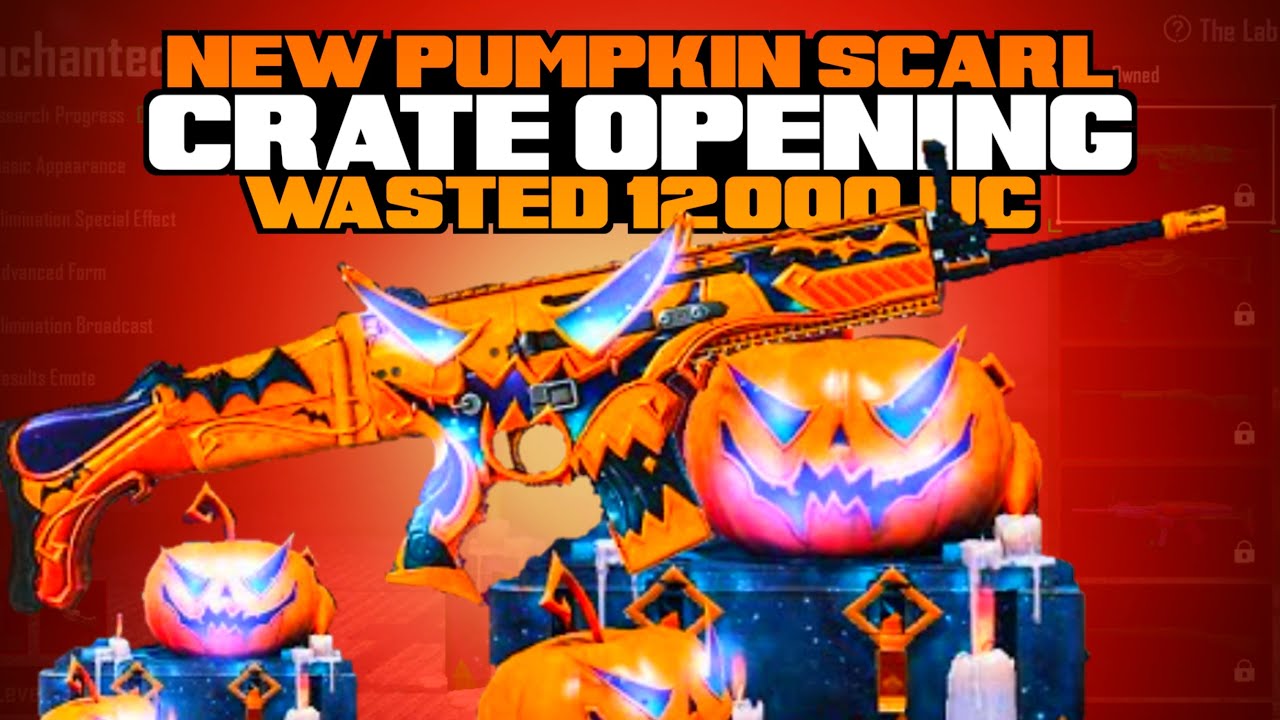 12000 UC Crate Opening | New Pumpkin Scar L | Bad Luck 😭💔