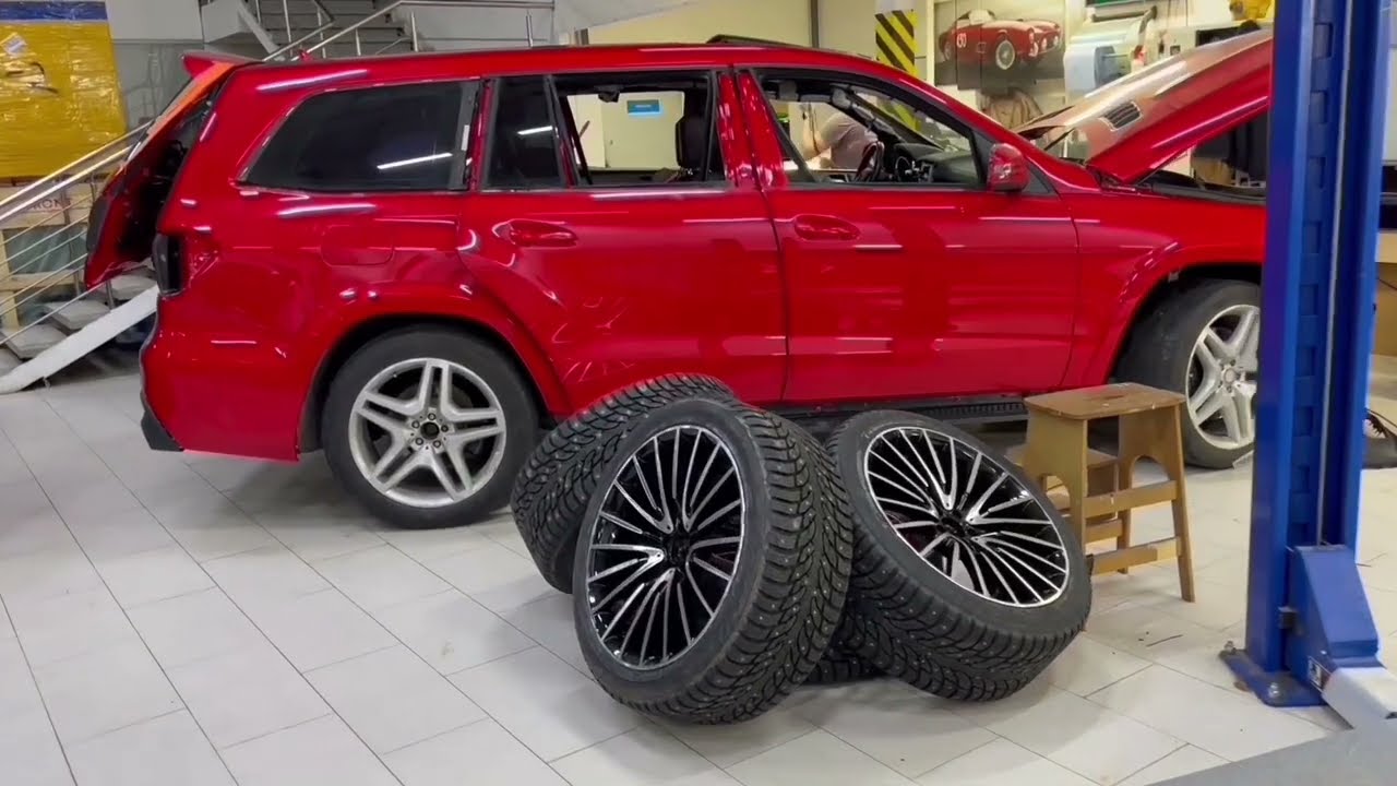 Восстановление перевёрнутого MB GL с последующим тюнингом в GLS AMG пакет