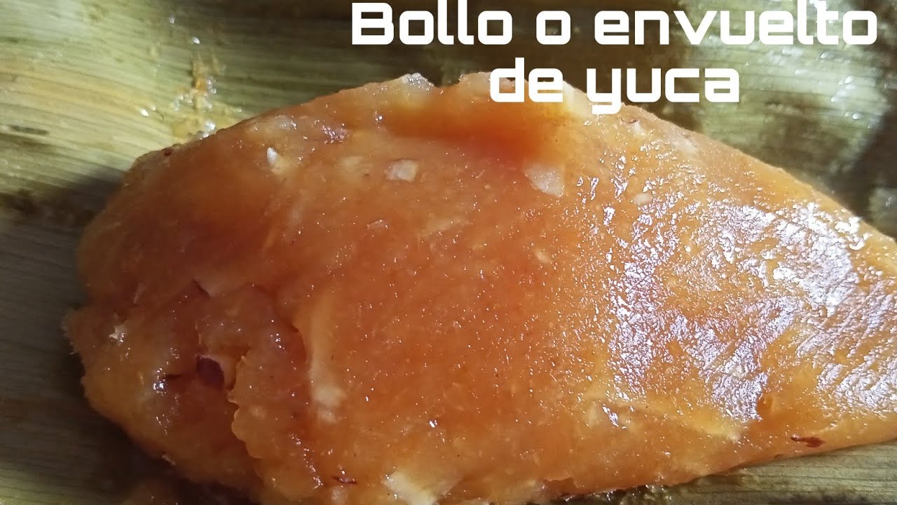 Bollo de yuca con coco/envuelto de yuca con coco/mandioca/#comida#recetasdecocina