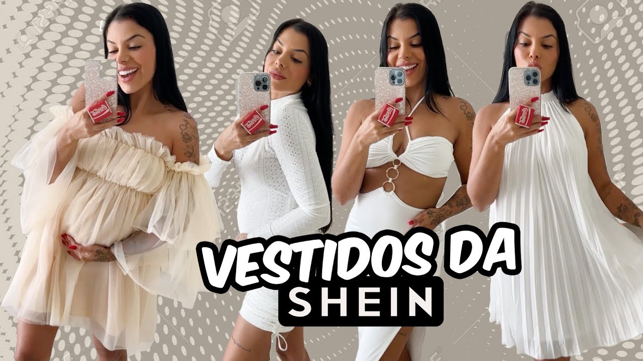 VESTIDOS DA SHEIN PRA CHÁ REVELAÇÃO - CHÁ DE BEBÊ