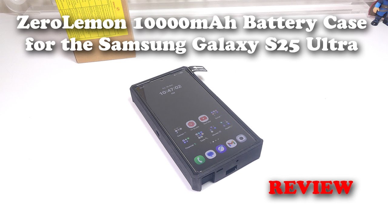 Чехол-аккумулятор ZeroLemon 10000 мАч для Samsung Galaxy S25 Ultra