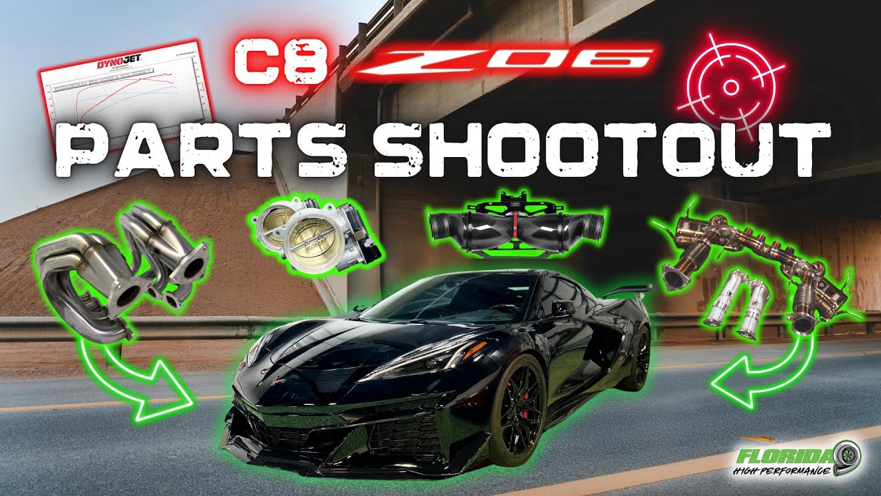 C8 CORVETTE Z06 демонстрирует неожиданный прирост мощности, используя только болт-он