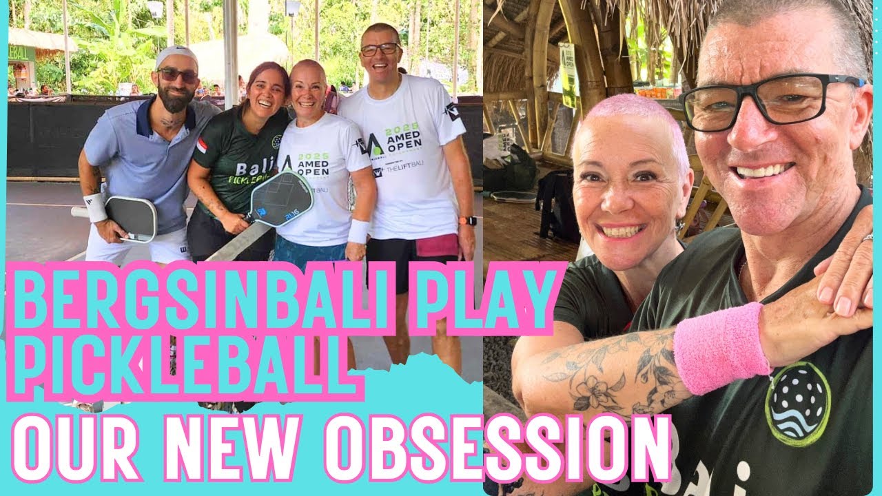 Where have we been? Pickleball obsessed in Bali!! 