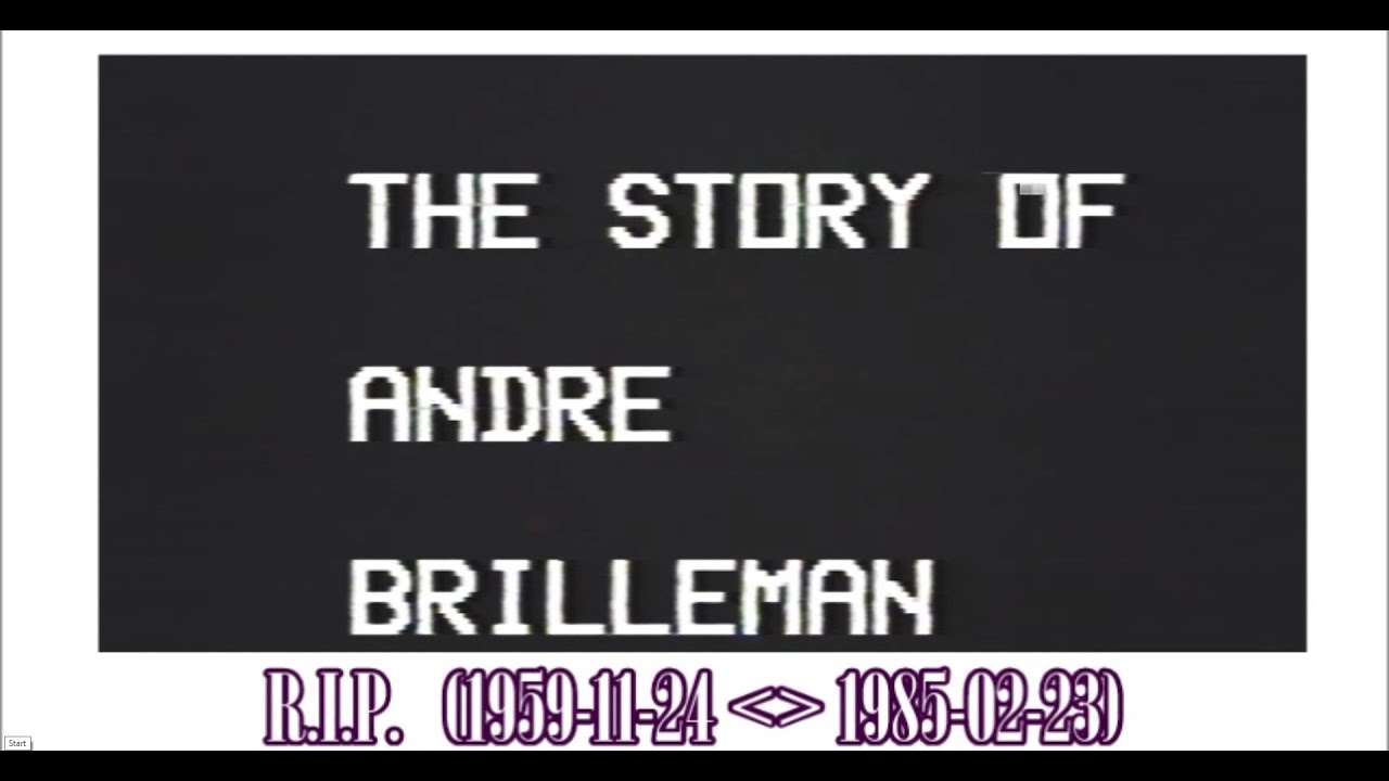 De story van André Brilleman (kickbokser) R.I.P. (1959-11-24 = 1985-02-23).