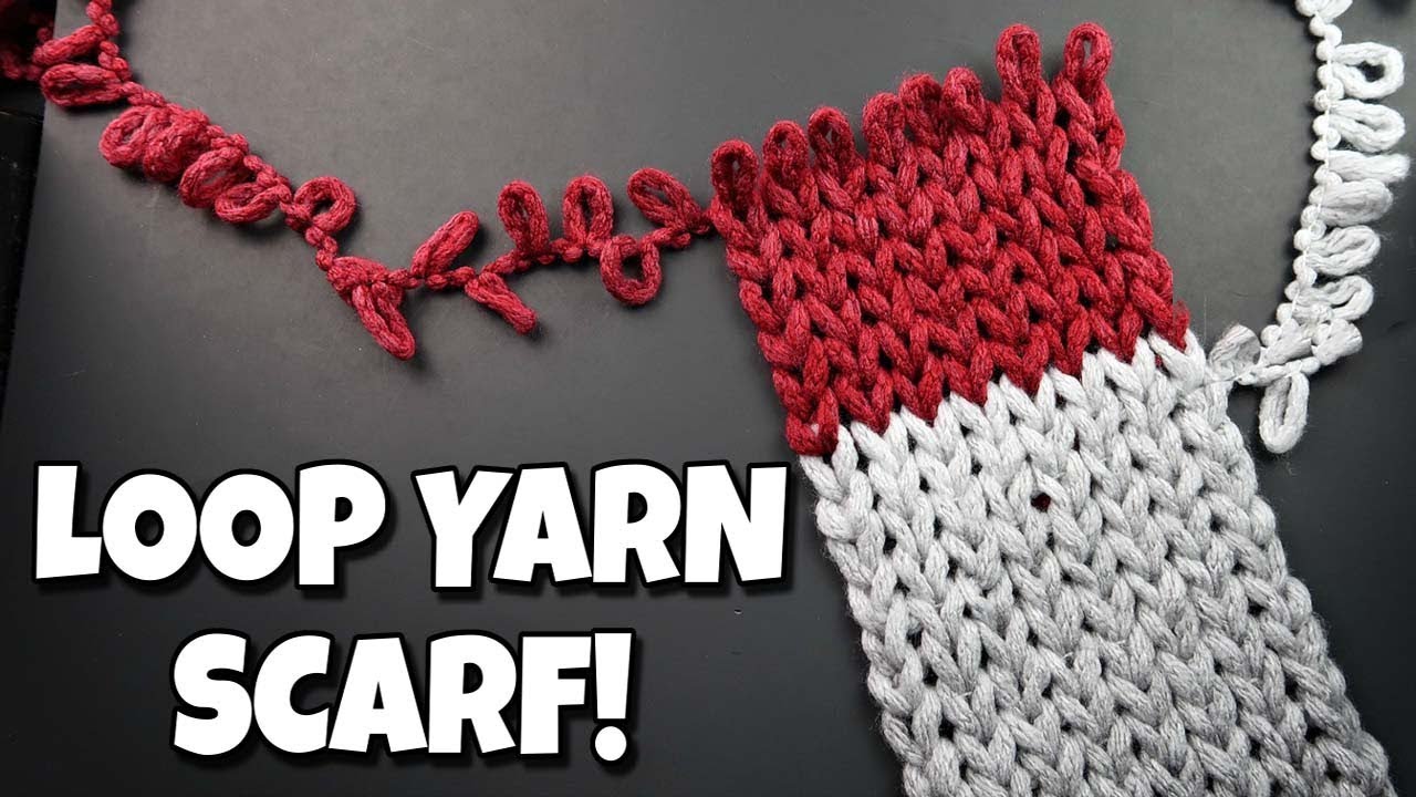 Finger Knitting/Crochet | How To Use Loop Yarn!
