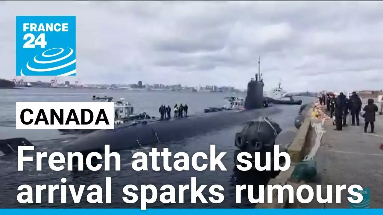 French nuclear-powered attack sub surfaces off Canada near US border &bull; FRANCE 24 English