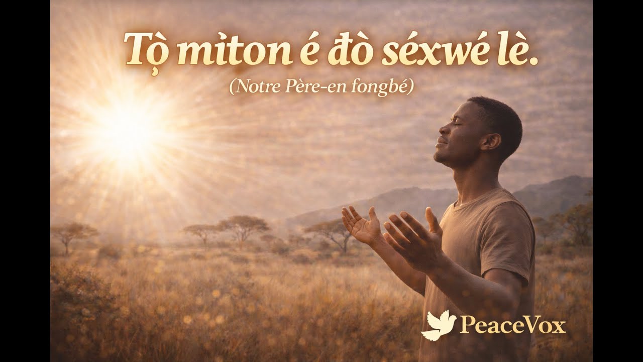 🔥 Tɔ́ mǐtɔn é ɖò sɛ́xwé | Notre Père en Fongbé | Une Prière Profonde sur un Fond Musical Apaisant 🔥
