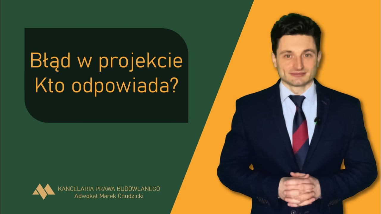 Błąd w projekcie budowlanym – odpowiedzialność projektanta i wykonawcy