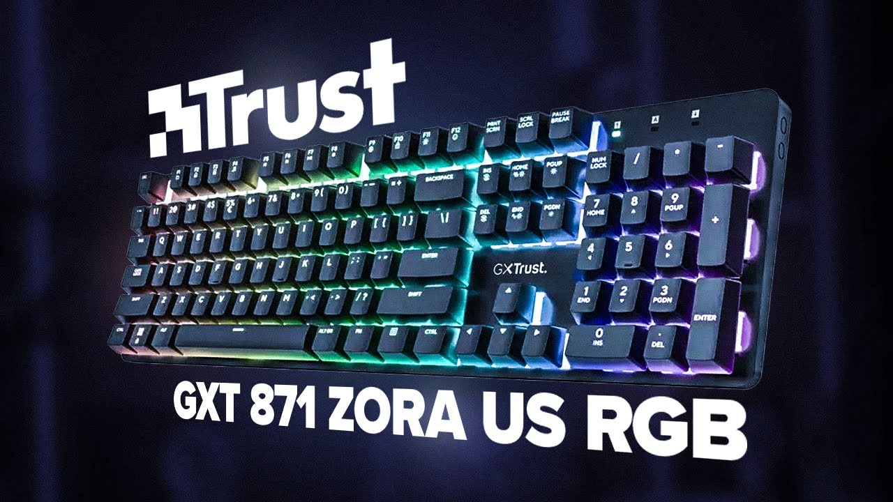 Pełnowymiarowa klawiatura dla gracza? Sprawdzam Trust GXT 871 Zora