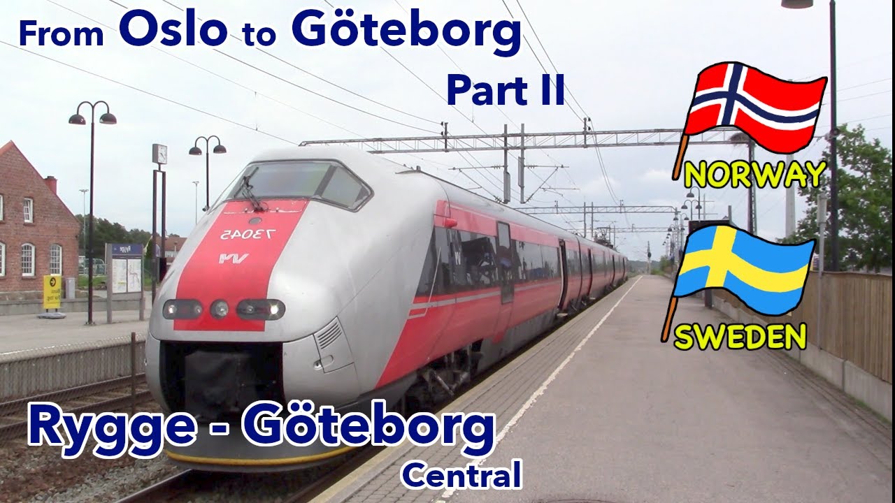 International Train Trip between Norway and Sweden: Norwegian Regional Train