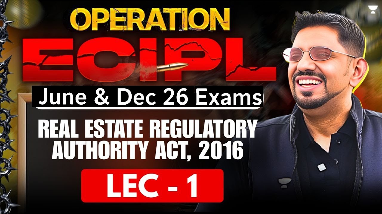 ECIPL MARATHON🏆| CS EXECUTIVE ONE SHOT REVISION |  JUNE & DEC  26 EXAMS✨CS AMIT VOHRA | UNACADEMY