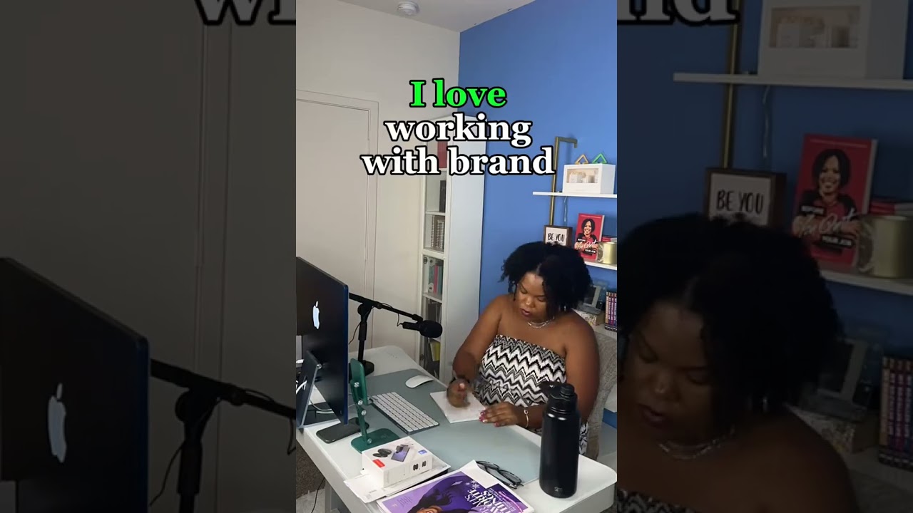 how I work with brands #influencer #influencermarketing #brandcollab #brandcollaboration