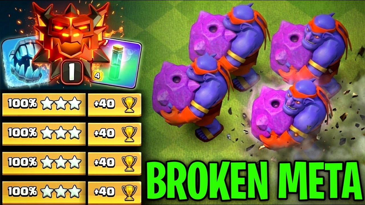 Watch a Pro Drop Spells For DD Charge! Smash Super Bowlers attack strategy Maxed TH18 Ground | Coc