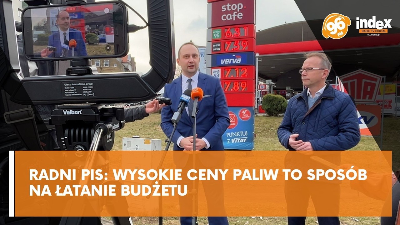 Radni PiS: wysokie ceny paliw to spos&oacute;b na łatanie budżetu