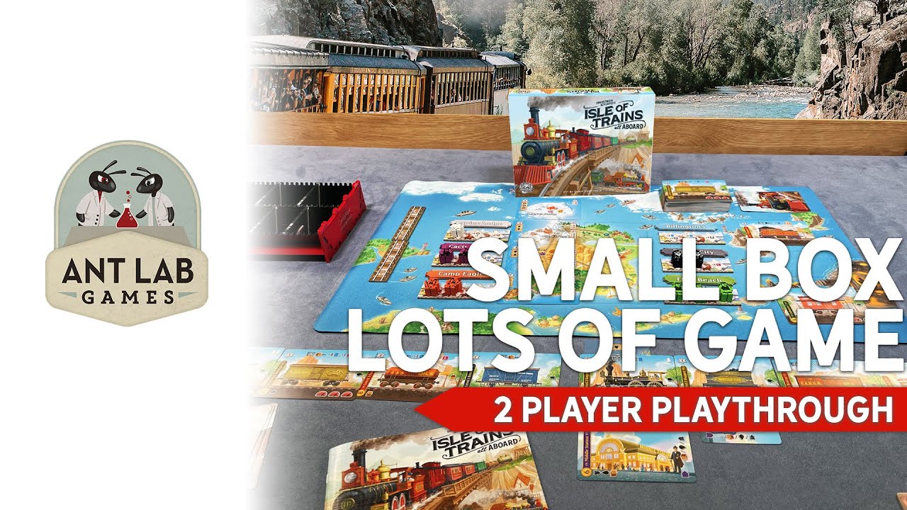 Isle of Trains Board Game | Playthrough | Review