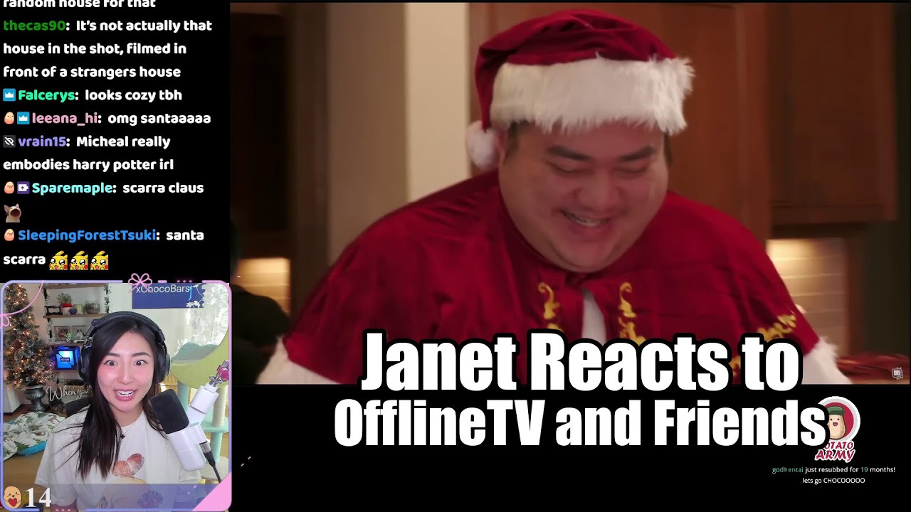 [Janet Reacts] naughty or nice by OfflineTV and Friends! 😇😈