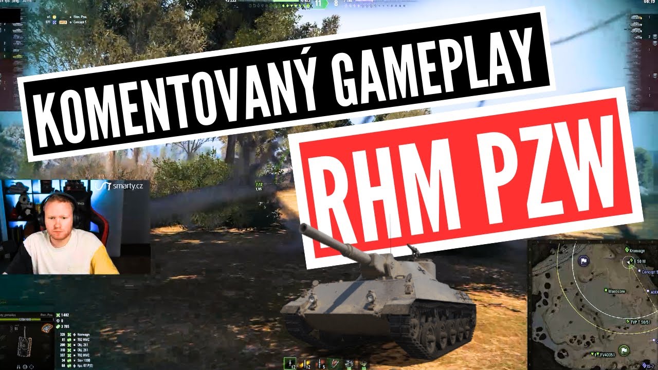 Rhm Pzw - Komentovaný gameplay