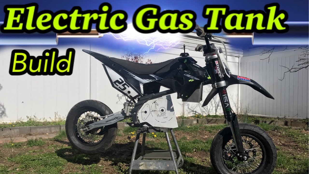 (E4) *Electric Gas Tank* Electric Dirt Bike Build!