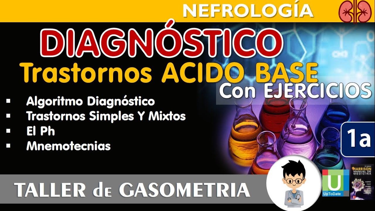 COMO DIAGNOSTICAR CUALQUIER GASOMETRIA, INTERPRETACIÓN FÁCIL - Trastornos Ácido/Base Simples -Mixtos