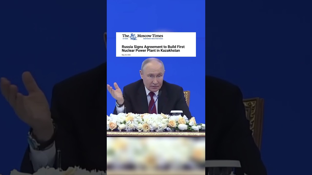 Russia To Build Kazakhstan&rsquo;s First Nuclear Power Plant | Putin Reveals Major Energy Deal #russia