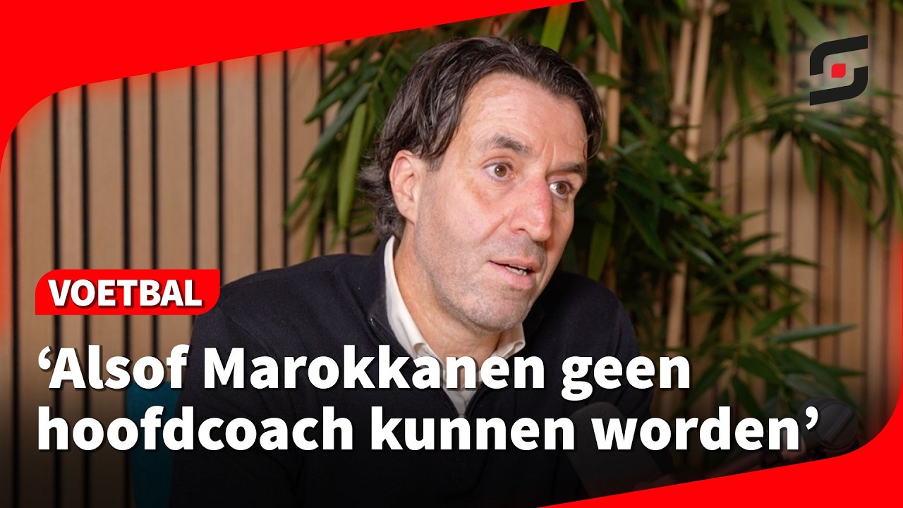 Khalid Sinouh verbaasd: 'Je kunt de Marokkaanse trainers op één hand tellen'