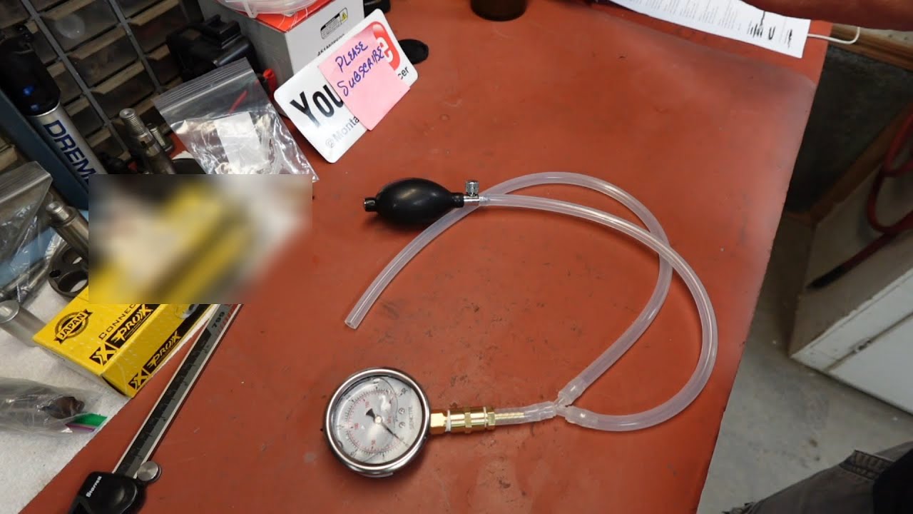 2 stroke Leak down tester, make your own, DIY