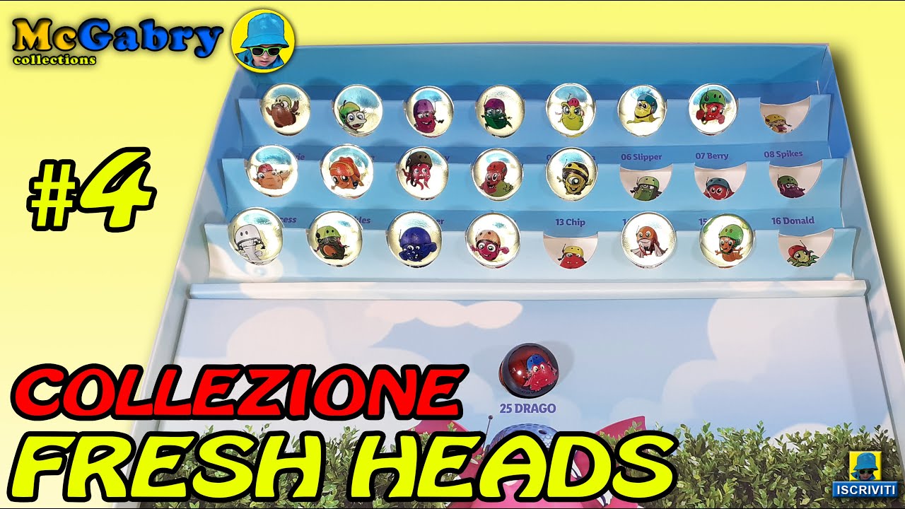 THE FRESH HEADS COLLEZIONE LIDL 2021-UNBOXING BIGLIE E APPLICAZIONE THE FRESH HEADS-PARTE 4