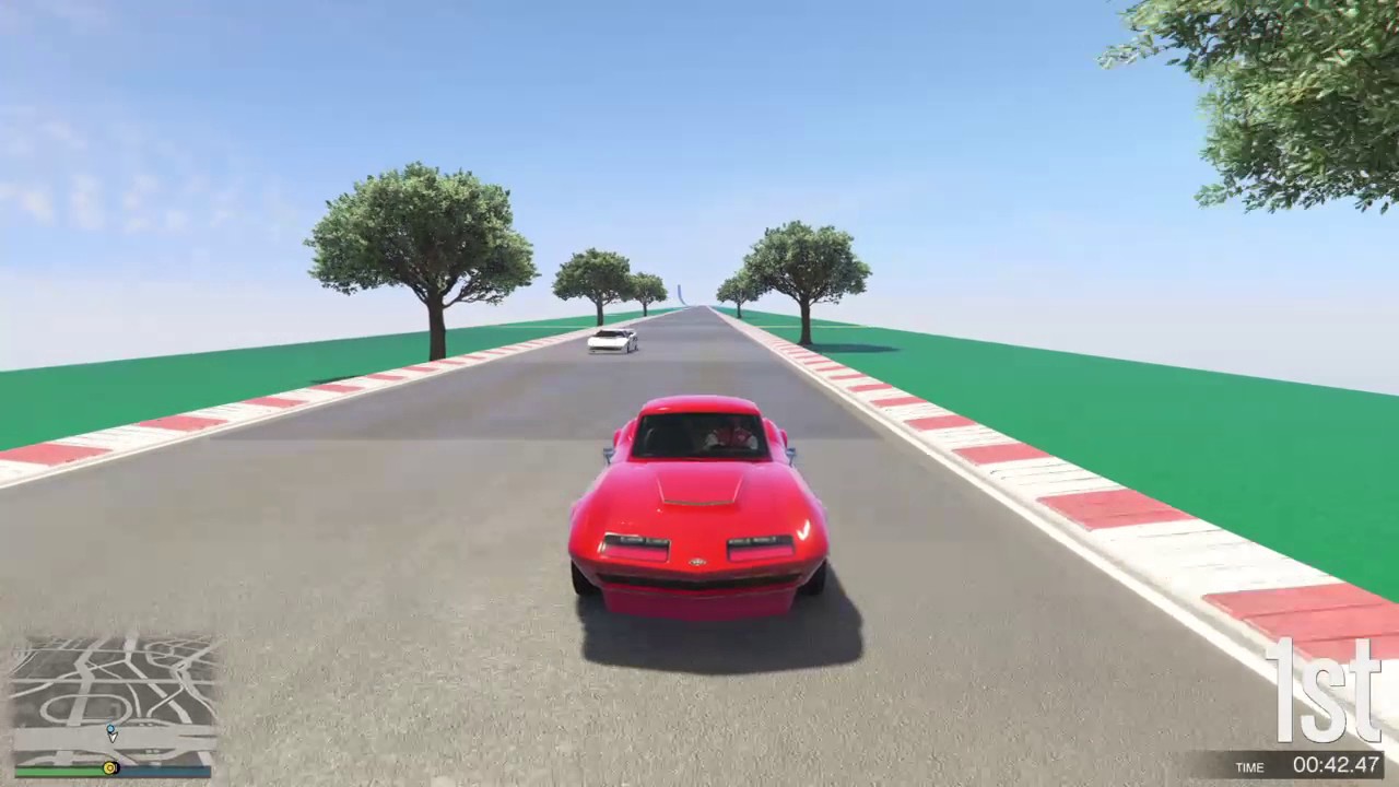 GTA 5 Top Speed Drag Race (Infernus Classic vs. Coquette Classic)